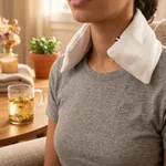 Bouillotte longue autour du cou