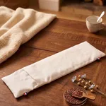 Bouillotte longue déhoussable en lin bio